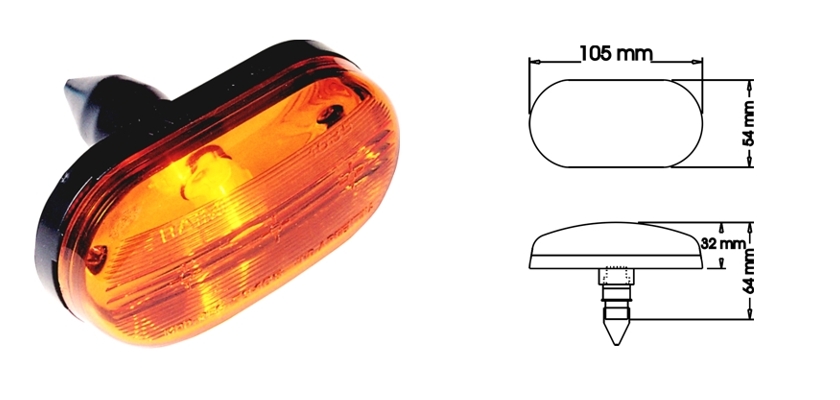 1036R - FARO BAIML UNIVERSAL ROJO